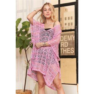 ADORA Crochet Cover Up‎ Tunic Top